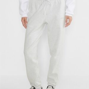 TNA Light Gray Track Pants